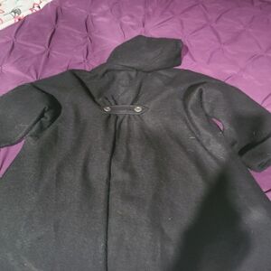 NorthStyle Black Hooded Cape
